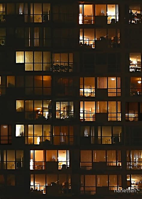 Windows At Night By Harietteh Redbubble