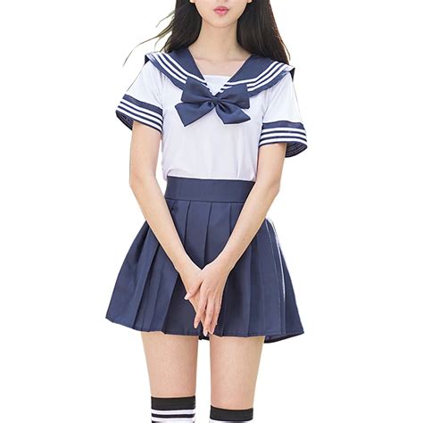 Uniformes Escolares Niñas Sailor Escuela Uniforme Japonés Escuela Secundaria Uniformes Coreanos