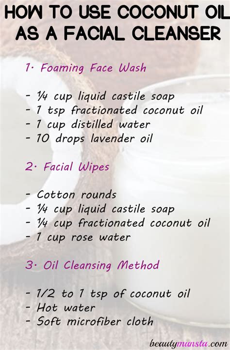 Leave it on for 30 mins. How to Use Coconut Oil as a Face Cleanse - 3 Ways ...