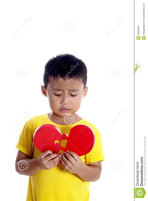 Sad Boy With Broken Heart Stock Image Image Of Divorce 22632831