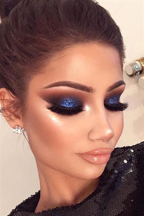 Wonderful Prom Makeup Ideas Number Is Absolutely Stunning Maquiagem Para Vestido Azul