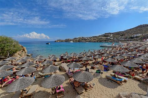 Super Paradise Beach In Mykonos Island Greece Mykonos Traveller