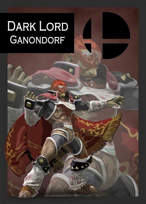 Ganondorf Poster By Gemini Phoenix Displate Smash Bros Super