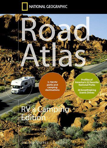 National Geographic Road Atlas Rv And Camping Edition By National