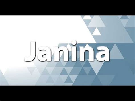 Janina Yczenia Imieninowe Dla Ciebie Best Wishes Youtube