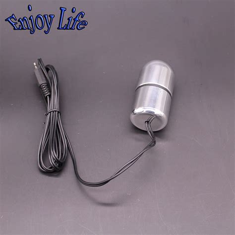 Aes041 Electro Shock Small Anal Plug 60mm 25mm Aluminium Electro Anal Plug Electrotherapy