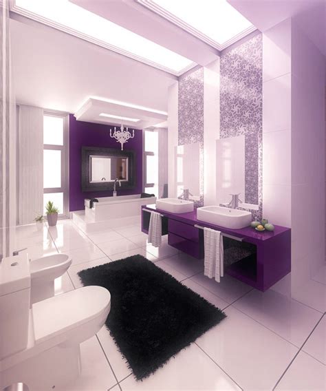 15 Majestically Pleasing Purple And Lavender Bathroom Designs Home