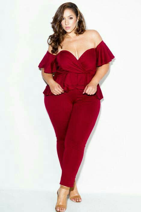 Pin By Angielangston On Plus Size Jumpsuit Plus Size Fashion Fashion Cute Plus Size Clothes