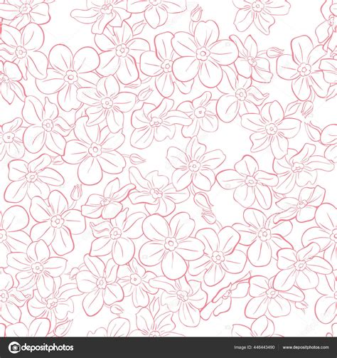 Floral Seamless Pattern Spring Vector Background Stock Vector Image By