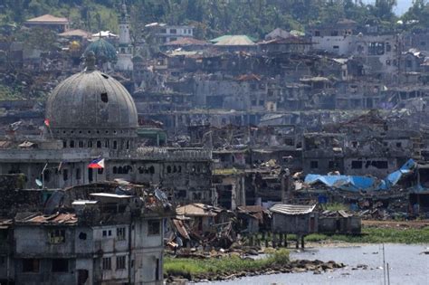 The delays have left about 100,000 residents displaced, intensifying anger and extremist sympathies. Philippines 'Defeated Terrorism' as Pro-ISIS Fighters Lose ...
