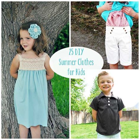 25 Diy Summer Clothes For Kids Diy Summer Clothes Kids Outfits Diy