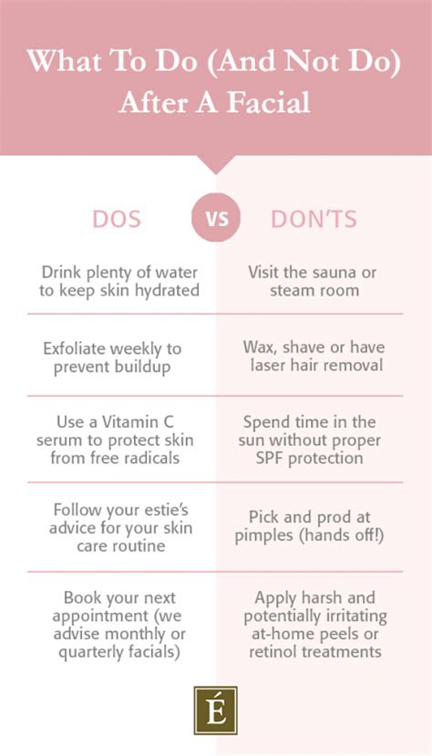 The Dos And Donts Before And After A Facial Eminence Organic Skin Care