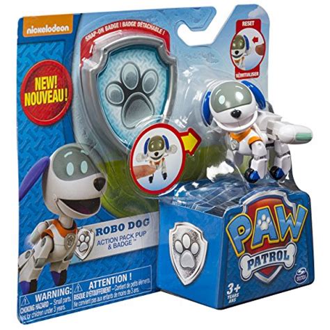 Build a bot paw patrol marshall. Paw Patrol Action Pack Pup & Badge, Robodog - Buy Online ...