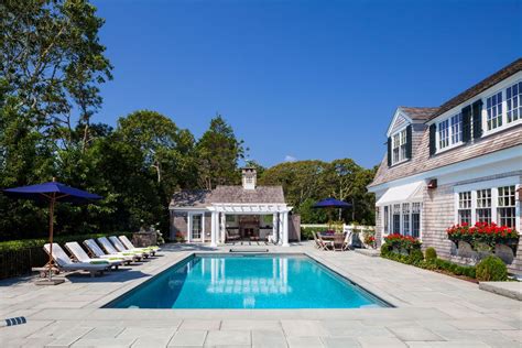 Coastal New England Harbor House Patrick Ahearn Architect Small Pool