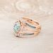 The Raya Marquise Cut Turquoise Engagement Ring Etsy