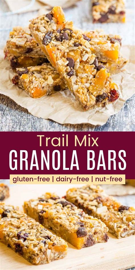 Chewy Trail Mix Bars Gluten Free Granola Bars Cupcakes Kale Chips