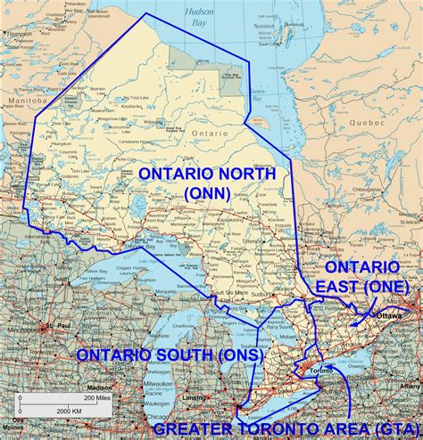 Ontario Canada Maps