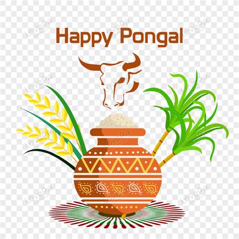Happy Pongal Festival Png Images With Transparent Background Free