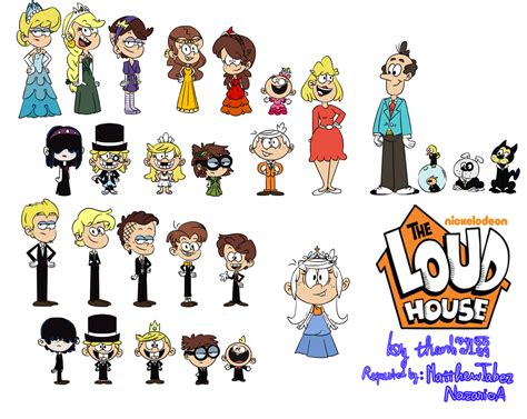 The Loud House Female And Male Loud House Characters The Loud House Lucy Loud House Movie