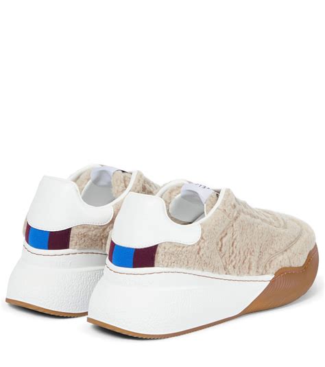 Stella Mccartney Loop Faux Shearling Sneakers Stella Mccartney