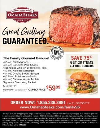 Omaha steaks hires seasonal inbound sales rep in nebraska, south dakota, iowa, and of course texas. Great Grilling Guaranteed., Omaha Steaks, Westfield, NJ