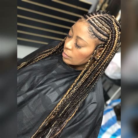 The cultural significance and roots of braiding can be traced back to the african tribes. #tribal braids feedin braids | Braided hairstyles, Hair ...