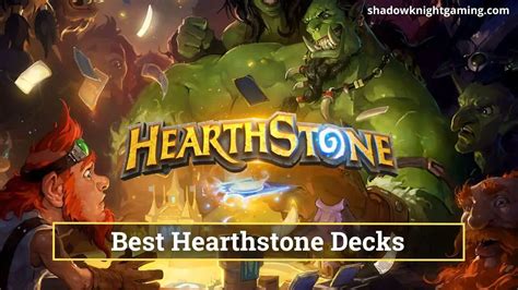 Best Hearthstone Decks Hearthstone Tier List August 2023