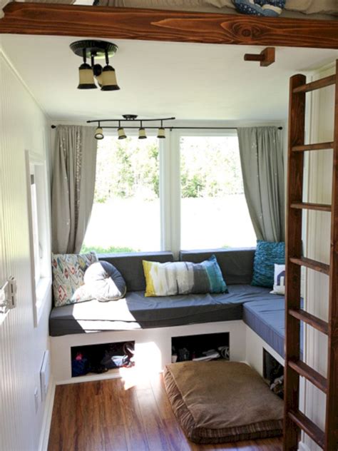 Impressive Fabulous 25 Tiny Houses Living Room Decorating Ideas