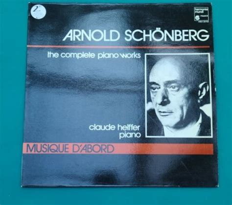 Arnold Schönberg Claude Helffer ‎ The Complete Piano Works Vinyl