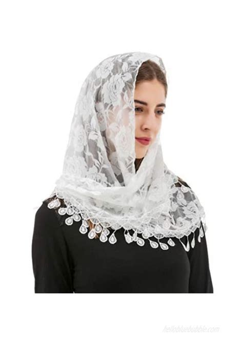 Pamor Mass Veil Triangle Mantilla Cathedral Head Covering Chapel Veil