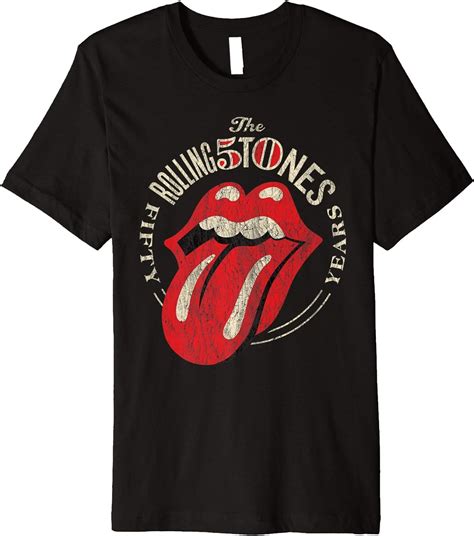 Mens The Rolling Stones 50th Anniversary Logo T Shirt Clothing