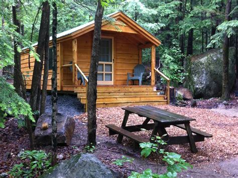 Adirondack Camping Cabins At The Adirondack Camping Village