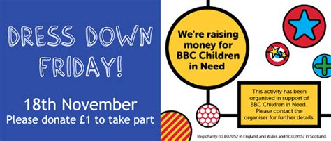 Dress Down Friday For Children In Need