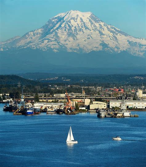 The Beautiful Port Of Tacoma 7 10 14 Mount Rainier National Park