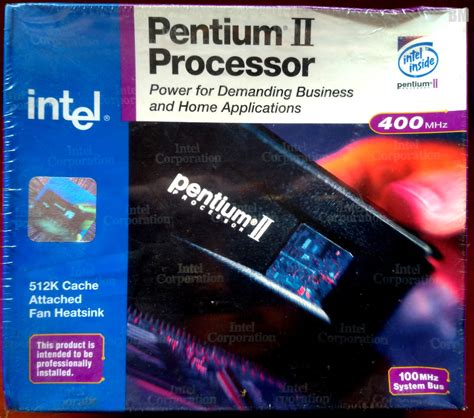 Retrounboxing Intel Pentium Ii De 400 Mhz