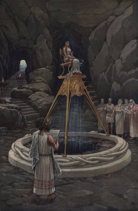 Consulting The Oracle Of Delphi Posters And Prints By J Augustus Knapp