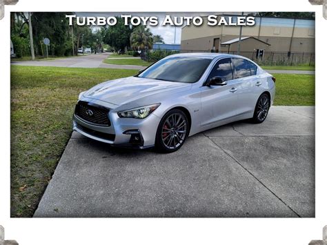 Used 2018 Infiniti Q50 Red Sport 400 Rwd For Sale In Tampa Fl 33614