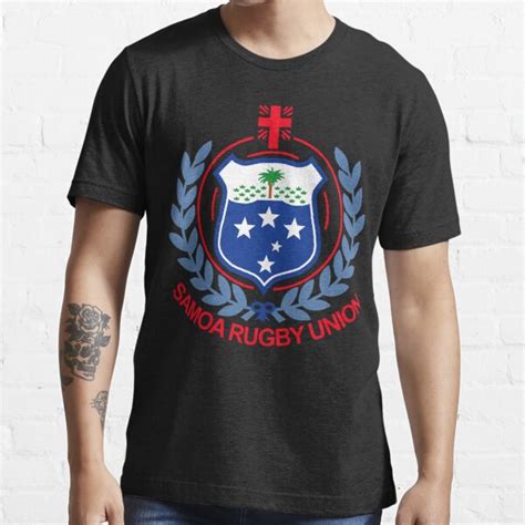 Samoa Rugby Union T Shirt For Sale By Giyo49 Redbubble Samoa