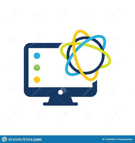 Download icons in all formats or edit them for your designs. Science Computer Logo Icon Design Stock Vector ...