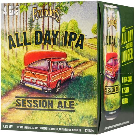 Founders All Day Ipa 16oz 4pk Cn Luekens Wine And Spirits