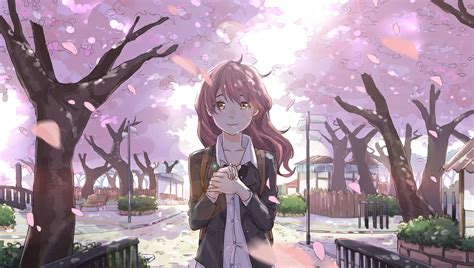 Anime koe no katachi a silent voice shouko nishimiya shouya ishida hd . Nishimiya Shouko Aesthetic Wallpapers - Wallpaper Cave