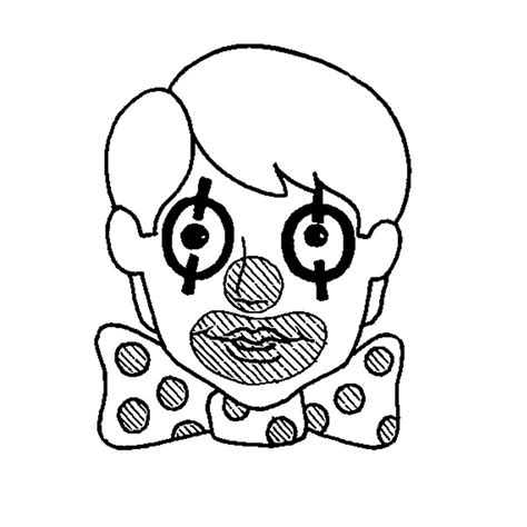 People and jobs coloring book. Clown #90931 (Characters) - Printable coloring pages