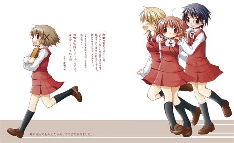 Hidamari Sketch Hiro Miyako Sae Ume Aoki Yuno Anime Wallpapers