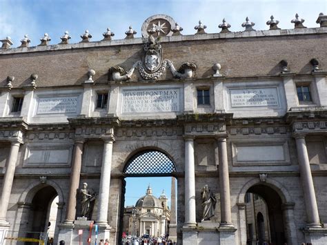 Roma Porta Del Popolo 1475 Current Porta Del Popolo Wa Flickr