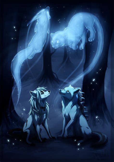 Patronus By Hioshiru On Deviantart Furry Art Fantasy Art Anime Wolf