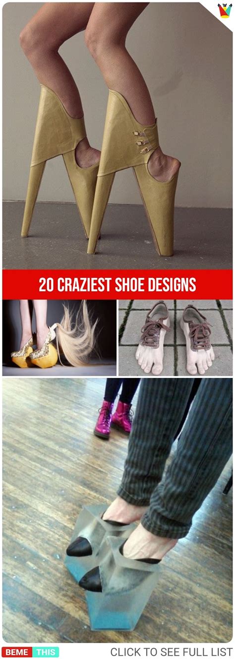 20 Craziest Shoe Designs Funny Funnyfashion Funnyshoes