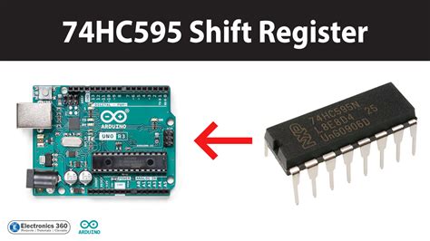 Interfacing 74HC595 Shift Register Arduino Electronics 360