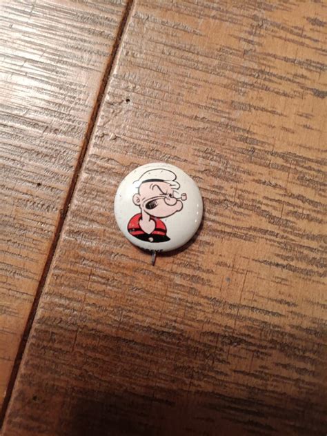1940s Kelloggs Popeye Pep Pin Gem
