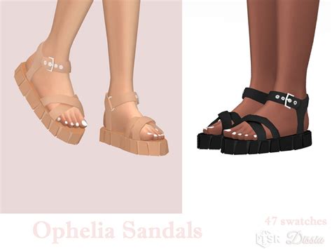 The Sims Resource Ophelia Sandals