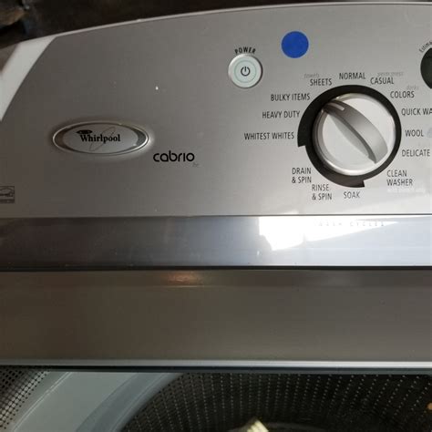 whirlpool cabrio top load washing machine tested and working guaranteed